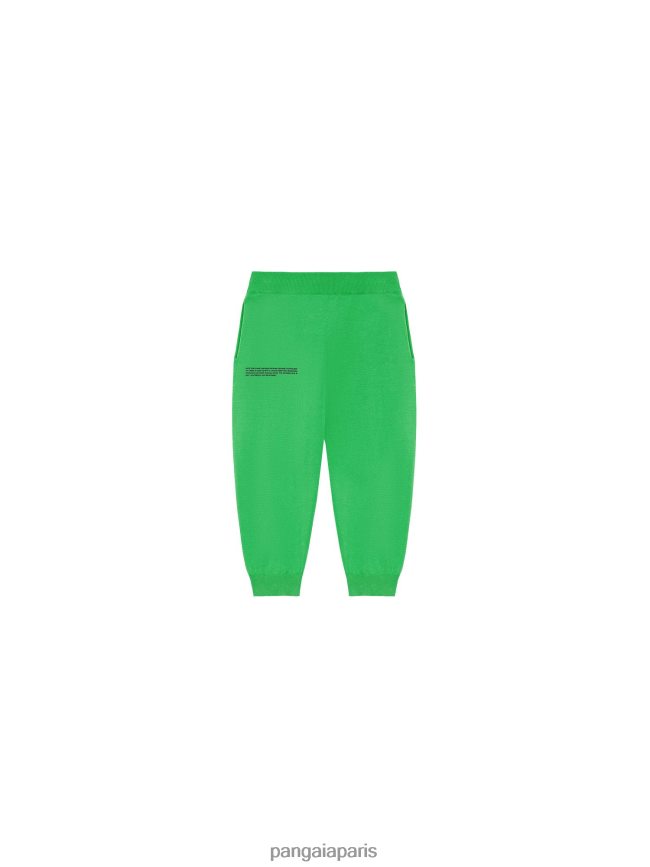 Vert Jade Pangaia vêtements enfants DH84F0643 pantalon de survêtement en coton bio