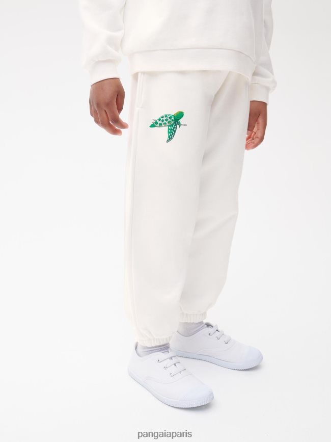 blanc cassé Pangaia vêtements enfants DH84F0633 pantalon de survêtement wahp
