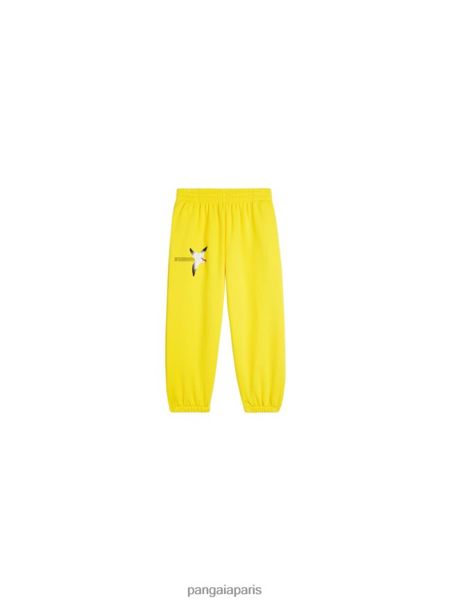 jaune safran Pangaia vêtements enfants DH84F0648 pantalon de survêtement wahp