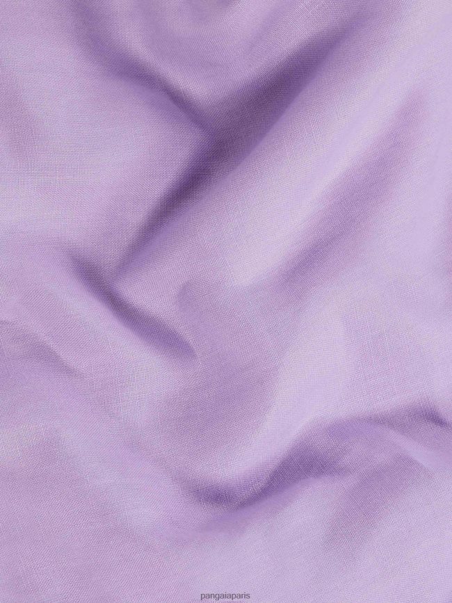 orchidée violette Pangaia vêtements enfants DH84F0646 pantalon en lin aloès