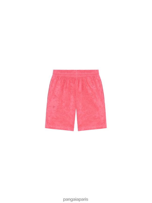 rose lotus Pangaia vêtements enfants DH84F0615 short en éponge