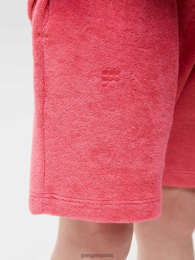 rose lotus Pangaia vêtements enfants DH84F0615 short en éponge