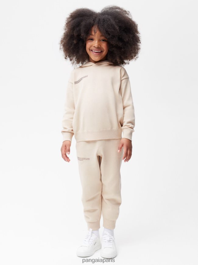 sable Pangaia vêtements enfants DH84F0628 pantalon de survêtement en coton bio