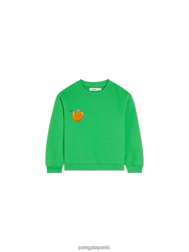 Vert Jade Pangaia vêtements enfants DH84F0572 sweat wahp