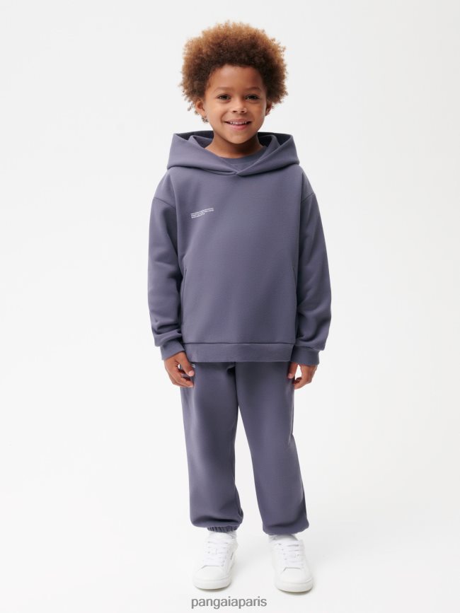 bleu ardoise Pangaia vêtements enfants DH84F0539 365 sweat à capuche