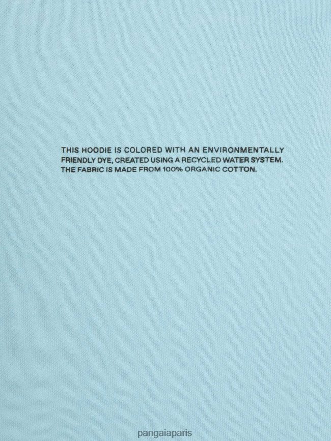 bleu céleste Pangaia vêtements enfants DH84F0552 365 sweat zippé à capuche