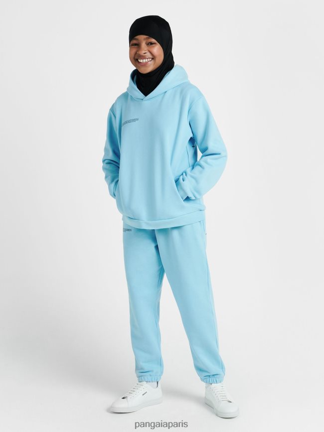 bleu céleste Pangaia vêtements enfants DH84F0555 365 sweat à capuche