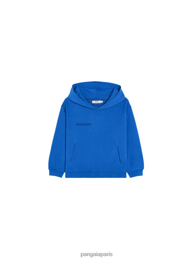 bleu cobalt Pangaia vêtements enfants DH84F0550 365 sweat à capuche