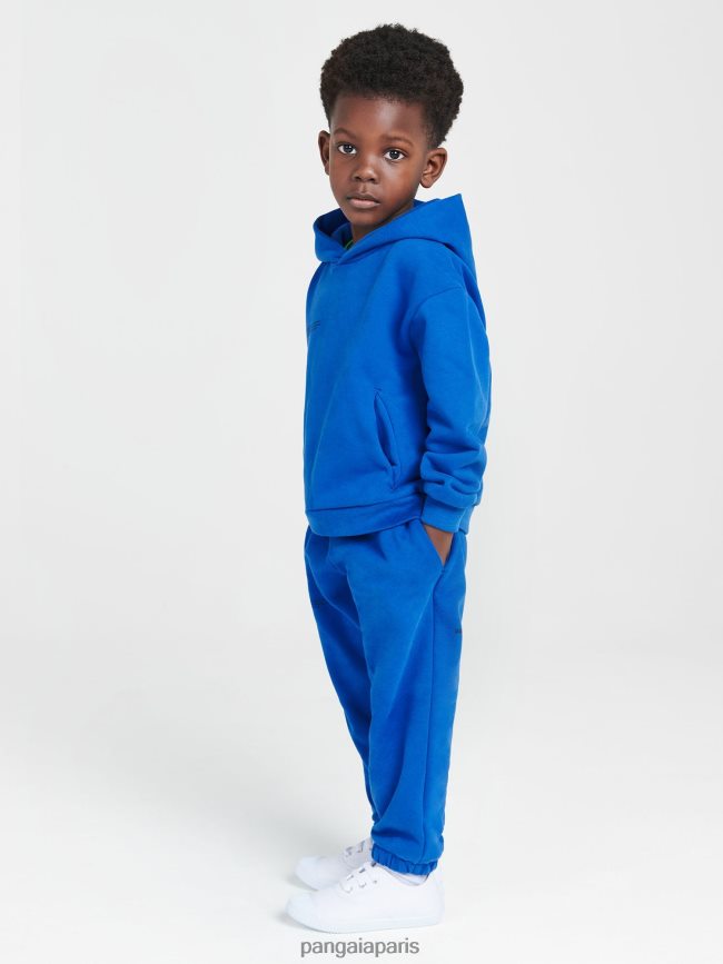bleu cobalt Pangaia vêtements enfants DH84F0550 365 sweat à capuche