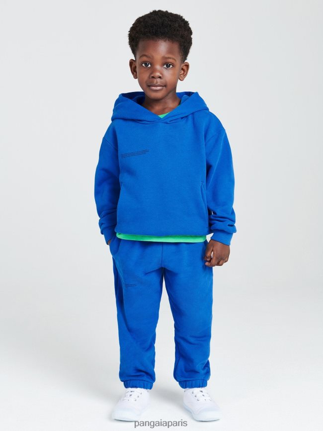 bleu cobalt Pangaia vêtements enfants DH84F0550 365 sweat à capuche