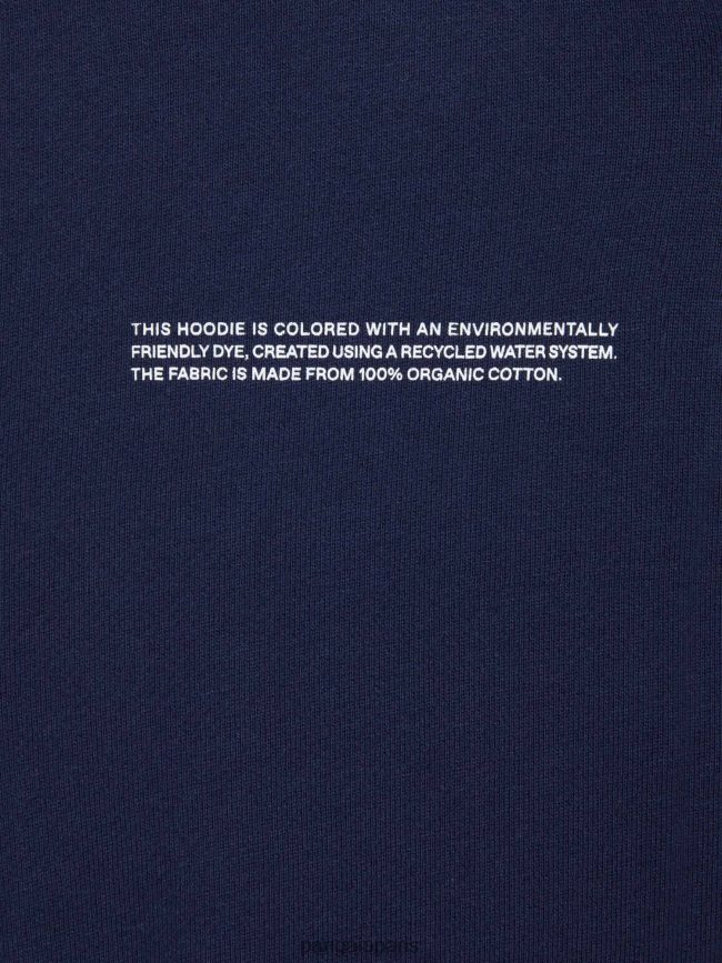 bleu marine Pangaia vêtements enfants DH84F0560 365 sweat zippé à capuche