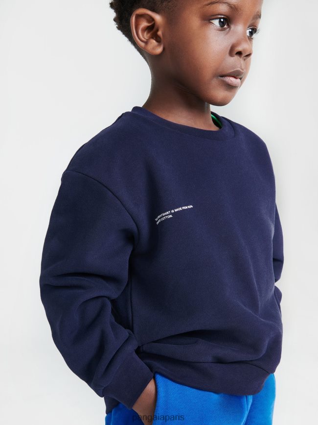 bleu marine Pangaia vêtements enfants DH84F0576 365 sweat