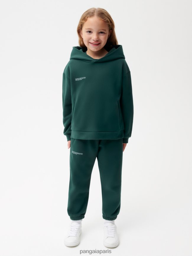 feuillage vert Pangaia vêtements enfants DH84F0549 365 sweat à capuche