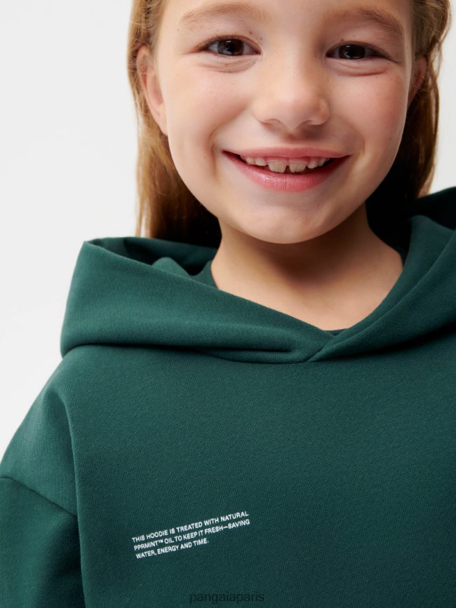 feuillage vert Pangaia vêtements enfants DH84F0549 365 sweat à capuche