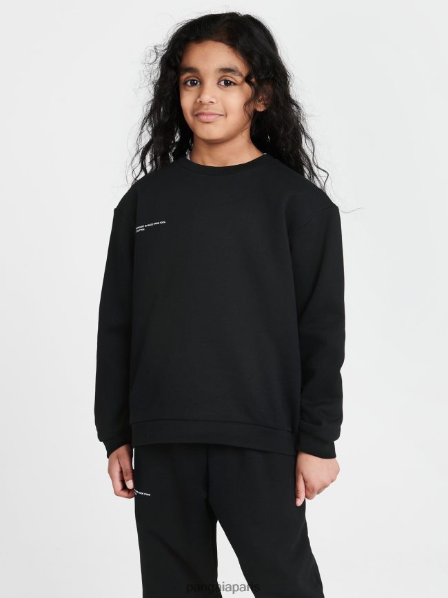 noir Pangaia vêtements enfants DH84F0570 365 sweat