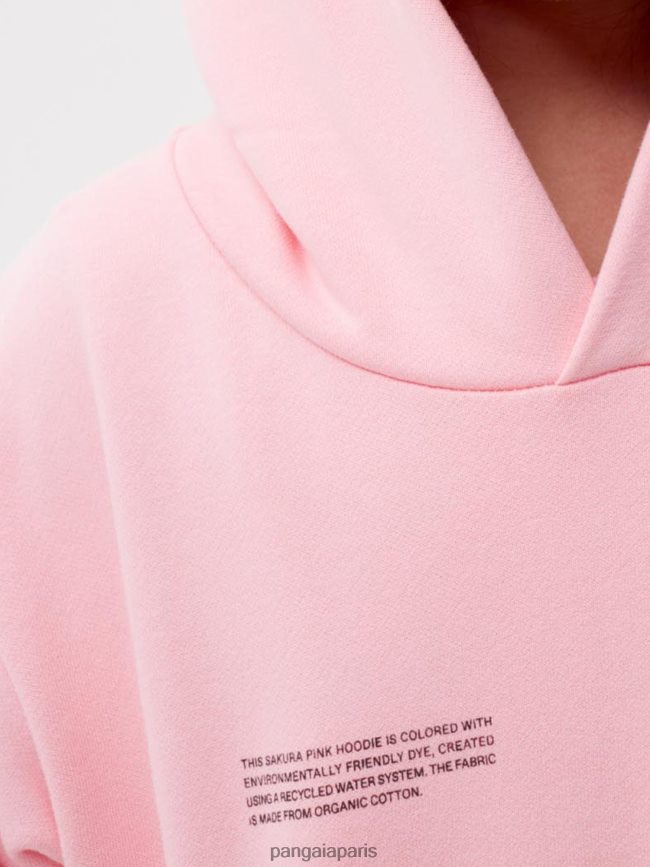 rose sakura Pangaia vêtements enfants DH84F0538 365 sweat à capuche