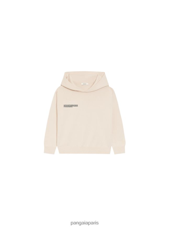 sable Pangaia vêtements enfants DH84F0559 sweat à capuche en coton bio