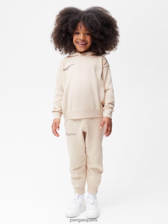 sable Pangaia vêtements enfants DH84F0559 sweat à capuche en coton bio