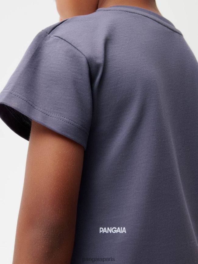 bleu ardoise Pangaia vêtements enfants DH84F0593 t-shirt 365 coton bio