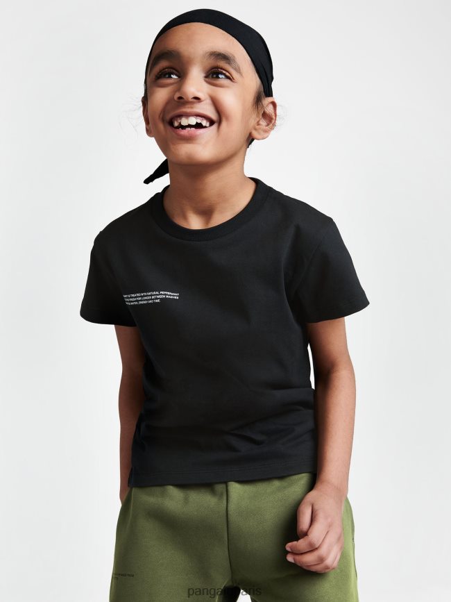 noir Pangaia vêtements enfants DH84F0592 365 pprmint t-shirt core