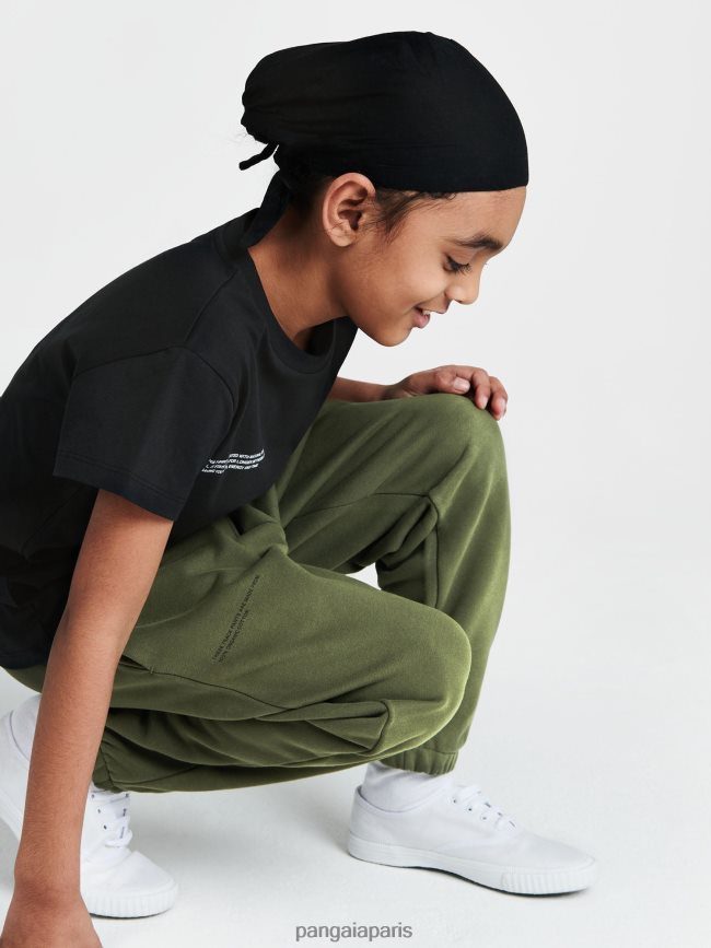 noir Pangaia vêtements enfants DH84F0592 365 pprmint t-shirt core