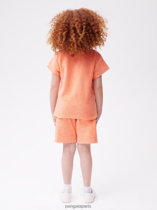 pêche parfaite Pangaia vêtements enfants DH84F0584 t-shirt en éponge