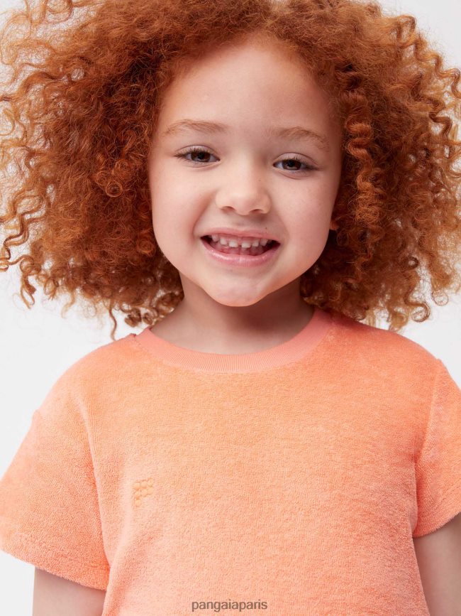 pêche parfaite Pangaia vêtements enfants DH84F0584 t-shirt en éponge