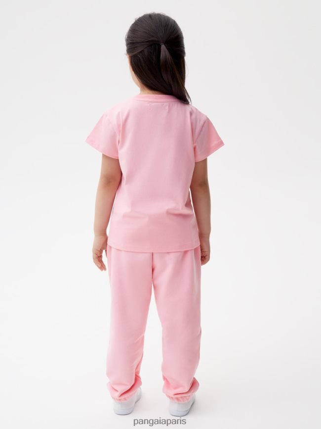 rose sakura Pangaia vêtements enfants DH84F0587 365 pprmint t-shirt core