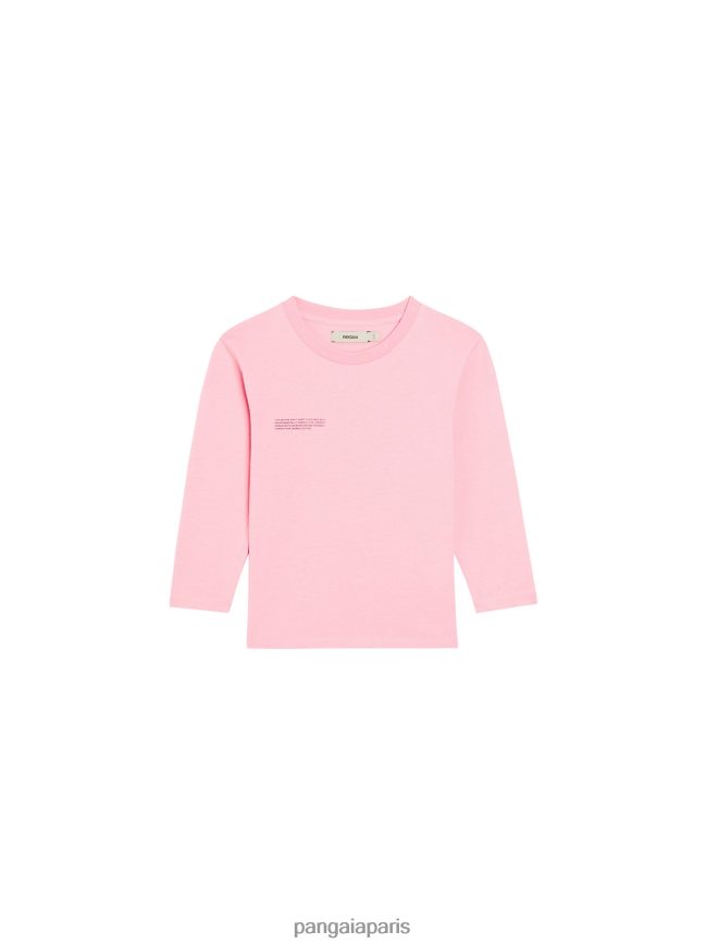 rose sakura Pangaia vêtements enfants DH84F0600 365 t-shirt à manches longues