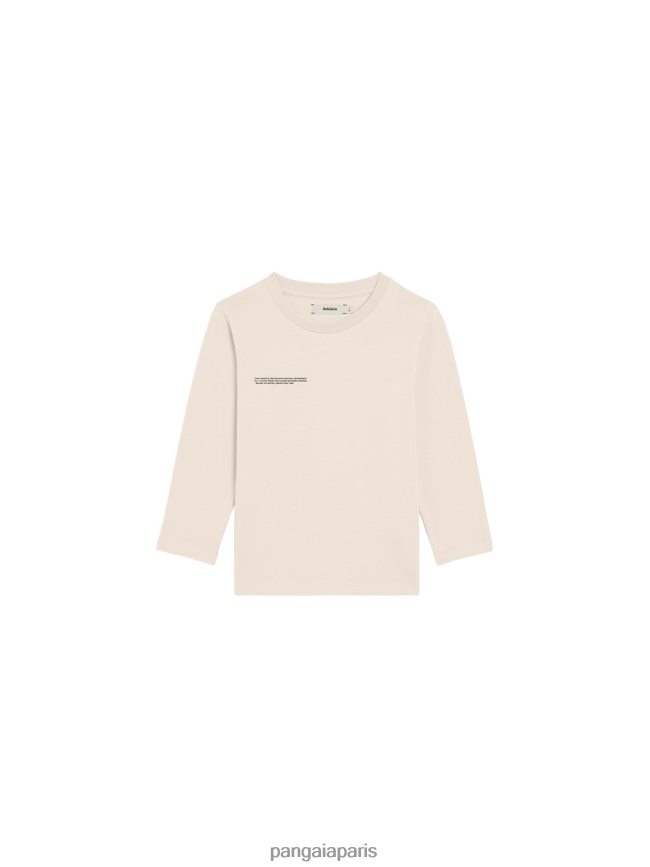 sable Pangaia vêtements enfants DH84F0579 365 t-shirt à manches longues