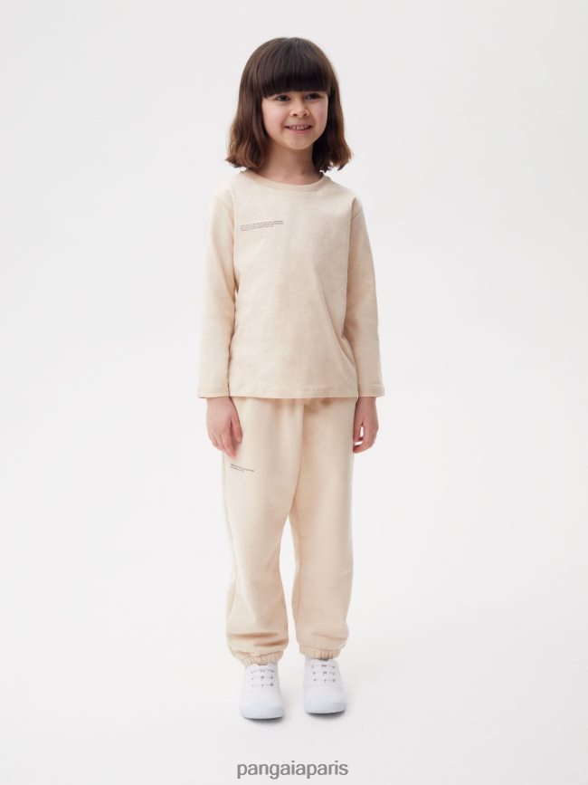 sable Pangaia vêtements enfants DH84F0579 365 t-shirt à manches longues