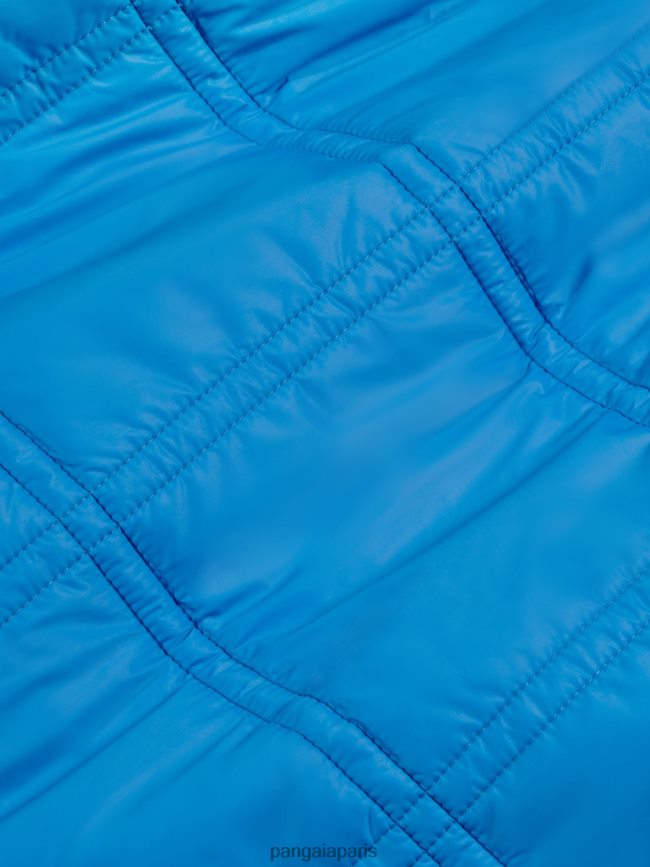 bleu céruléen Pangaia vêtements enfants DH84F0654 gilet matelassé flwrdwn