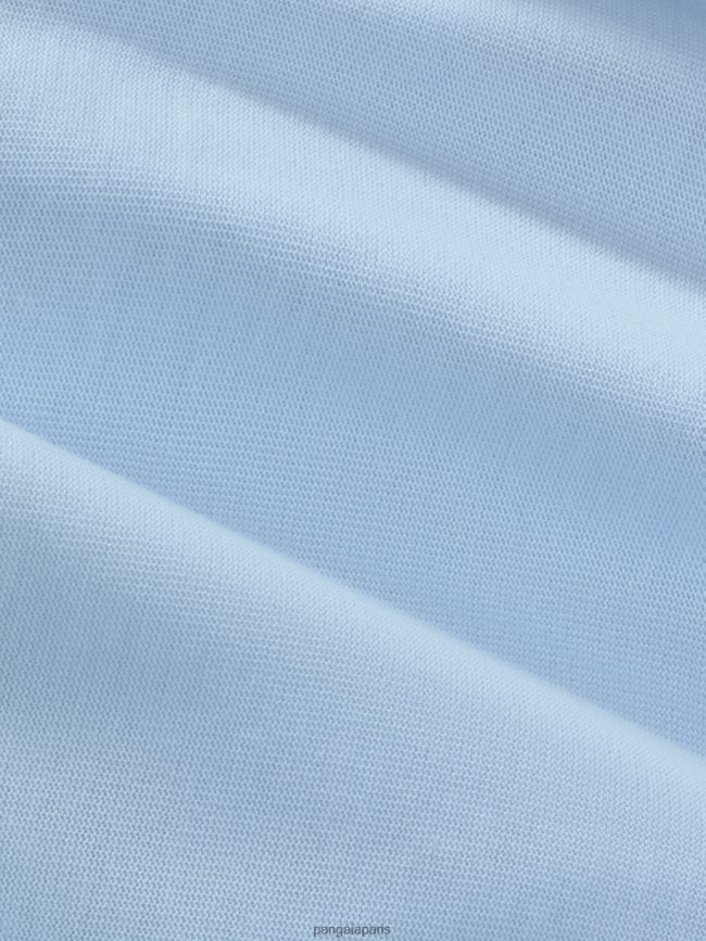 bleu pierre de lune Pangaia vêtements femmes DH84F0437 chemise de pyjama en coton bio