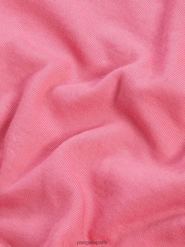 rose lotus Pangaia vêtements femmes DH84F0397 polo en éponge