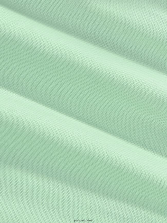 vert lagon Pangaia vêtements femmes DH84F0430 chemise de pyjama en coton bio