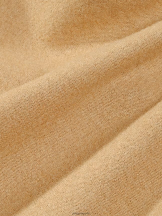 brun Pangaia vêtements femmes DH84F0206 haut à manches longues en jersey de laine recyclée