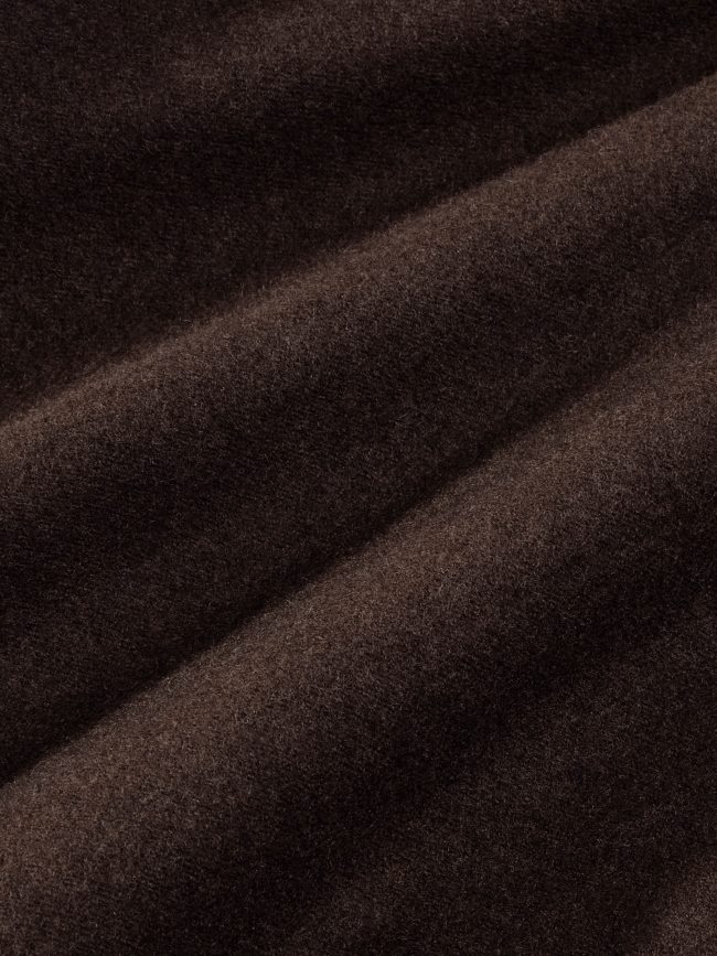 marron Pangaia vêtements femmes DH84F0200 haut à manches longues en jersey de laine recyclée