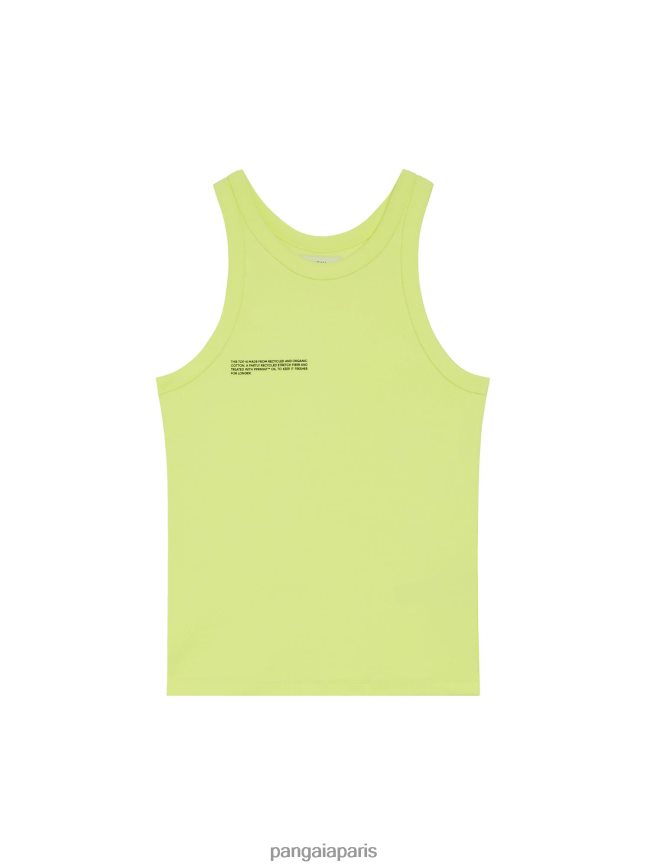 vert des andes Pangaia vêtements femmes DH84F0184 débardeur en coton recyclé