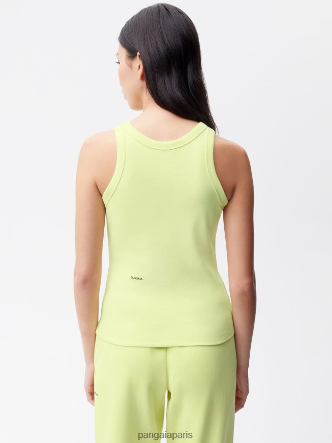 vert des andes Pangaia vêtements femmes DH84F0184 débardeur en coton recyclé
