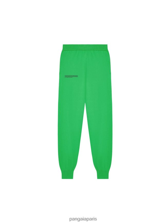 Vert Jade Pangaia vêtements femmes DH84F0348 pantalon de survêtement en coton bio