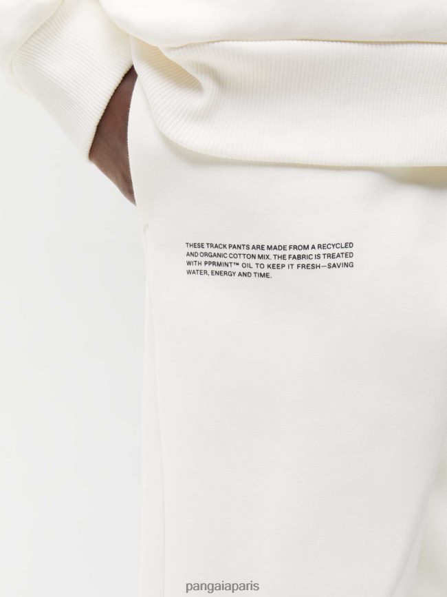 blanc cassé Pangaia vêtements femmes DH84F0332 pantalon de survêtement signature