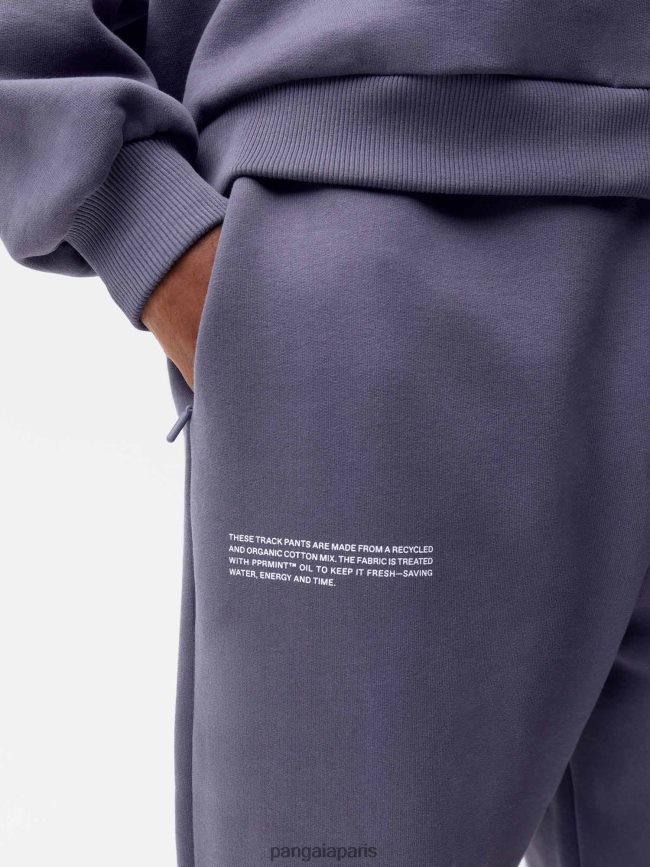 bleu ardoise Pangaia vêtements femmes DH84F0318 pantalon de jogging fuselé en coton recyclé