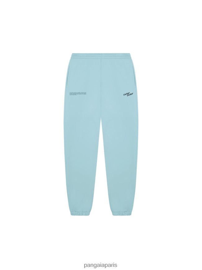 bleu céleste Pangaia vêtements femmes DH84F0365 pantalon de survêtement x victor victor signature