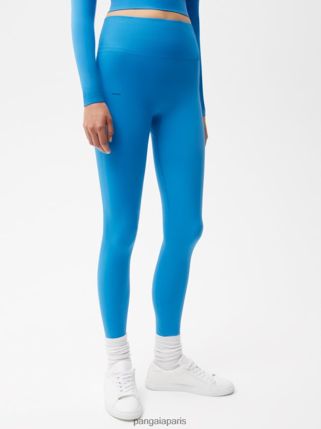 bleu céruléen Pangaia vêtements femmes DH84F0391 mouvement leggings