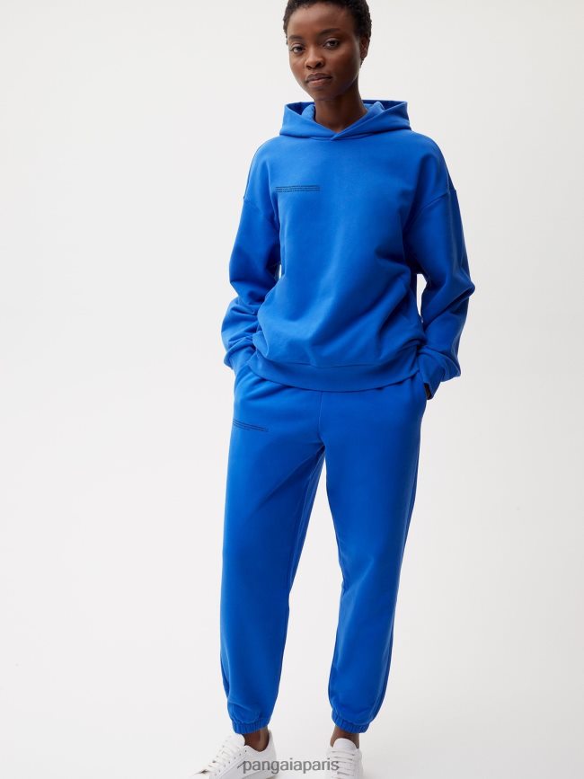 bleu cobalt Pangaia vêtements femmes DH84F0338 365 pantalon de survêtement