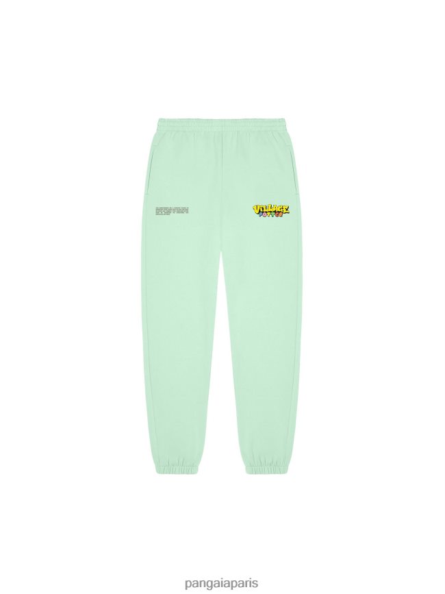 bleu lagon Pangaia vêtements femmes DH84F0352 pantalon de jogging x roberto lugo 365