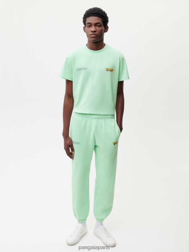 bleu lagon Pangaia vêtements femmes DH84F0352 pantalon de jogging x roberto lugo 365