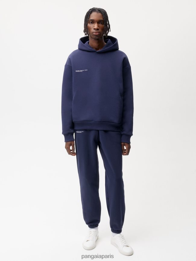 bleu marine Pangaia vêtements femmes DH84F0303 pantalon de survêtement signature
