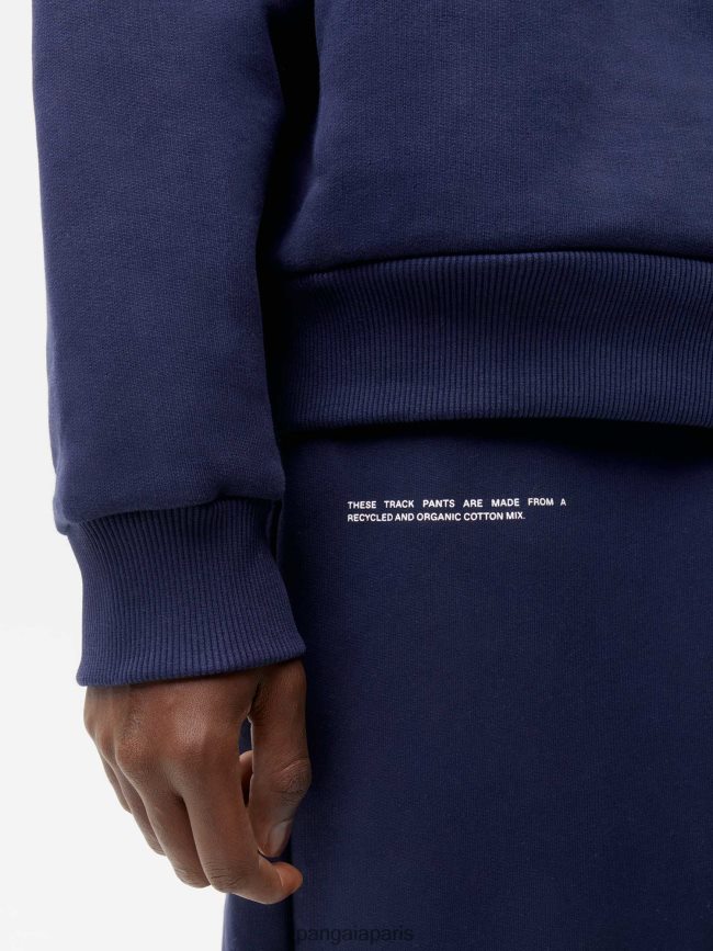 bleu marine Pangaia vêtements femmes DH84F0303 pantalon de survêtement signature