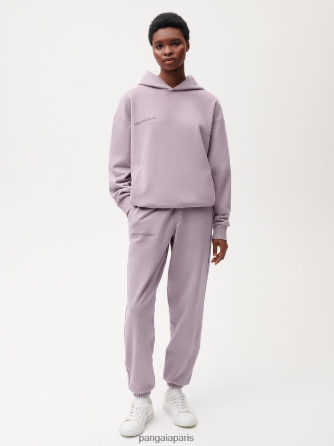 bleu myrtille Pangaia vêtements femmes DH84F0322 pantalon de survêtement à teinture alimentaire